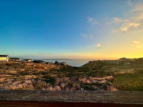 Natural landscape, Sea view, Sunset