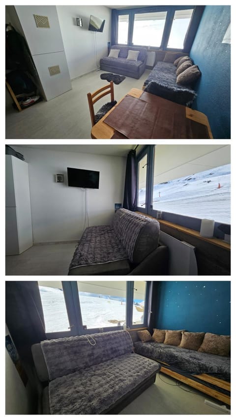 Studio Cosy 2100m pied des pistes-Direct to SKI slopes-SKI in SKI out-LA PLAGNE AIME 2000 Apartment in Mâcot-la-Plagne