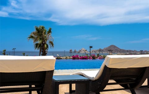 View (from property/room), Pool view, Sea view, Swimming pool
