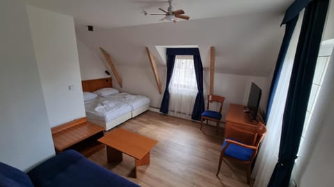 Bed, TV and multimedia, Photo of the whole room, Bedroom