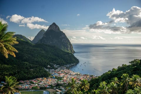 Natural landscape, Mountain view, Sea view