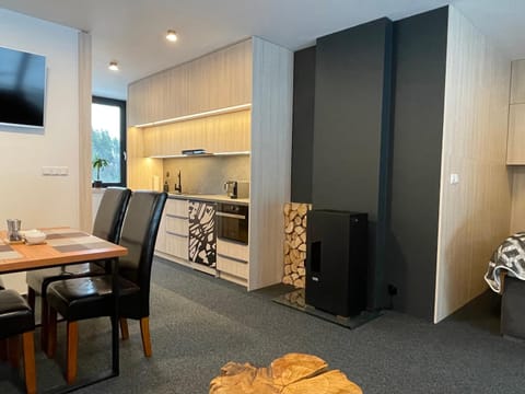 TV and multimedia, Kitchen or kitchenette, Living room, Seating area, Dining area, minibar, stove