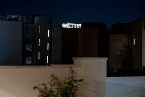 Night, View (from property/room), Balcony/Terrace, City view