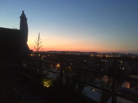 View (from property/room), Balcony/Terrace, City view, Sunset