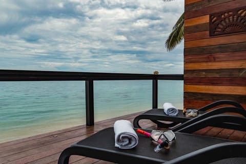 Beach, Sea view, sunbed