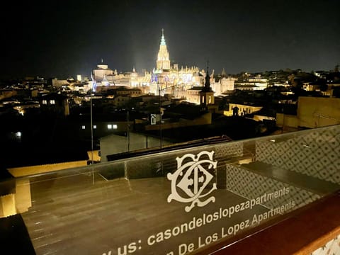 Property building, Nearby landmark, Night, City view