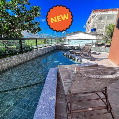 Patio, Day, Pool view, Swimming pool, sunbed