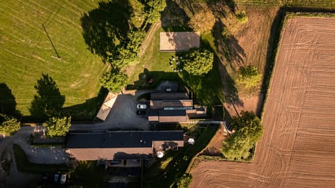 Property building, Day, Neighbourhood, Natural landscape, Bird's eye view, Street view