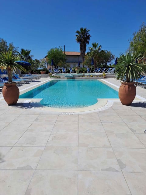 Summer, Swimming pool, sunbed