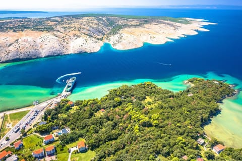 Natural landscape, Bird's eye view, Summer, Sea view