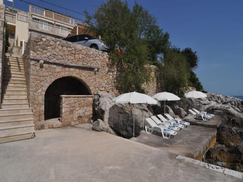 Beach, Beach, sunbed, sunbed