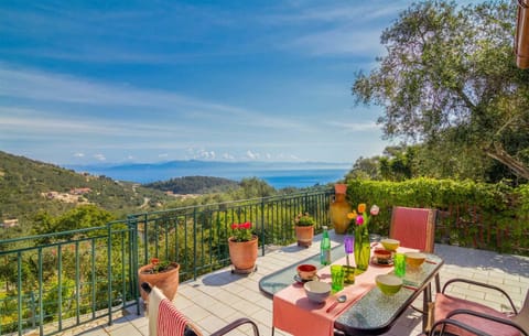 Patio, Spring, Day, Natural landscape, View (from property/room), Balcony/Terrace, Mountain view, Sea view