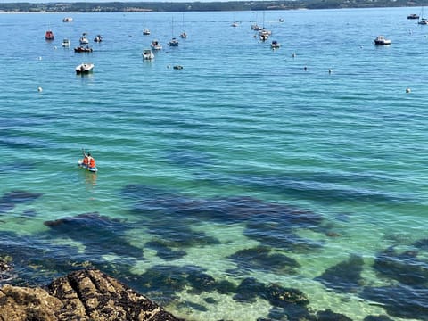 "Plage des Dunes" Grand Studio ouvert face à la plage! Avec 1 mezzanine et 1 alcôve Apartment in Fouesnant