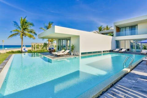 Property building, Day, Natural landscape, Pool view, Sea view, Swimming pool