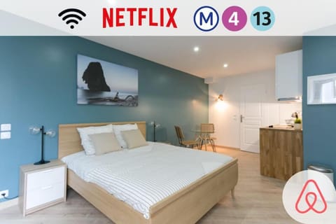 Rose, Appartement Confortable proche Metro Apartment in Montrouge