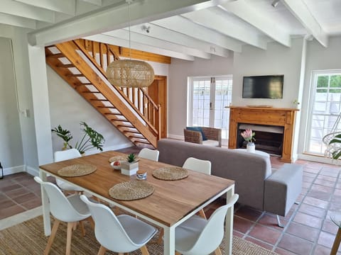 Living room, fireplace