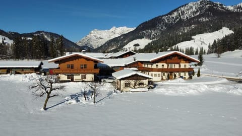 Property building, Winter, Mountain view