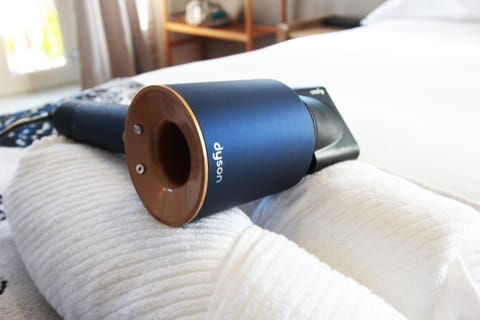 Bedroom, hair dryier