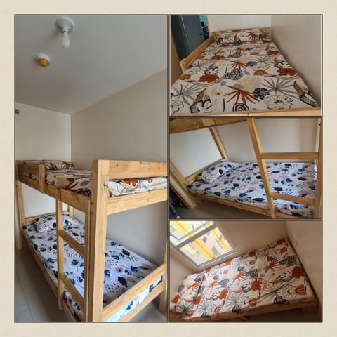 Photo of the whole room, bunk bed