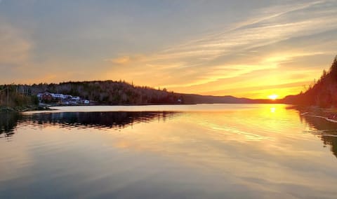River view, Sunset