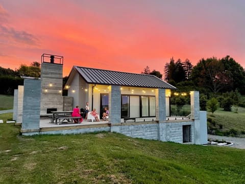 Property building, Sunset