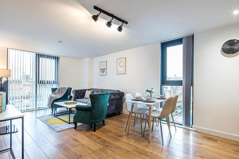 Living room, Seating area, Dining area