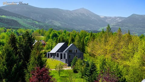 Property building, Spring, Day, Natural landscape, Mountain view