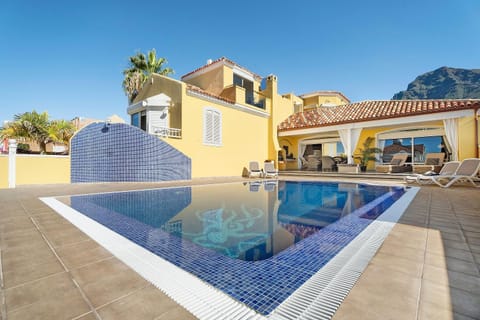 Property building, Living room, Swimming pool