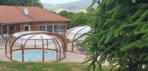 Property building, Living room, Swimming pool