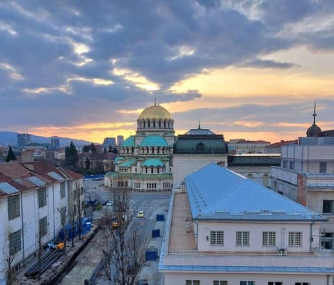 Nearby landmark, Day, Neighbourhood, City view, Landmark view, Street view, Location, Sunset