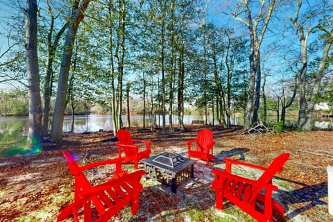 Dock, Game Room! Riverfront Retreat in Seaford House in Sussex County