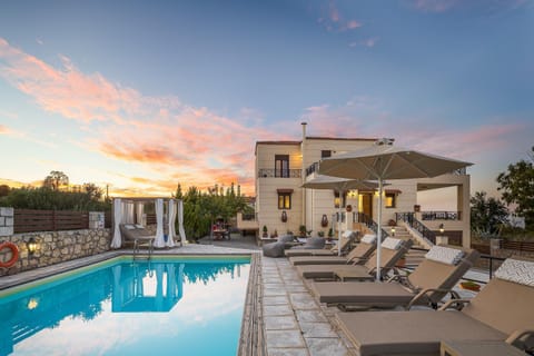 Property building, Sunset