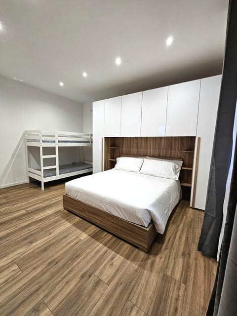 Bed, Bedroom, bunk bed, wardrobe