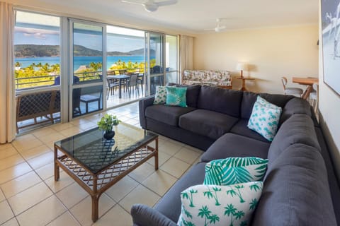 View (from property/room), Living room, Sea view