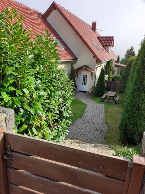 Property building, Facade/entrance, Garden, Seating area