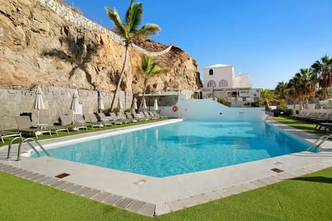 Property building, Living room, Swimming pool