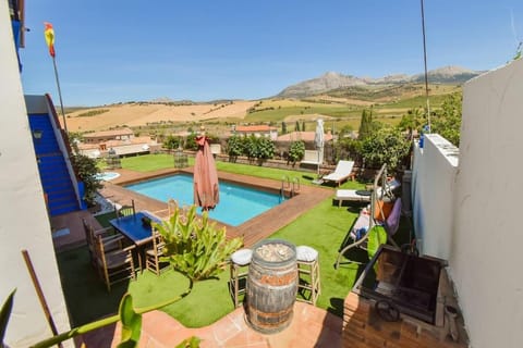 Natural landscape, Mountain view, Pool view, sunbed