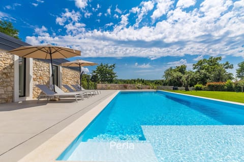 Charming stone Villa CX with large 50m2 heated pool Villa in Istria County
