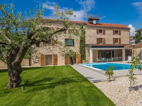 Charming stone Villa CX with large 50m2 heated pool Villa in Istria County