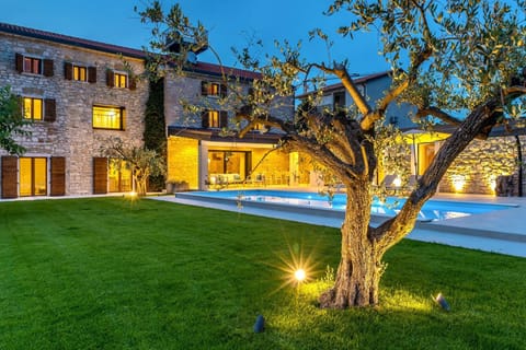 Charming stone Villa CX with large 50m2 heated pool Villa in Istria County