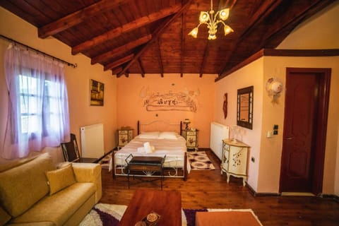 Bed, Seating area, flat iron