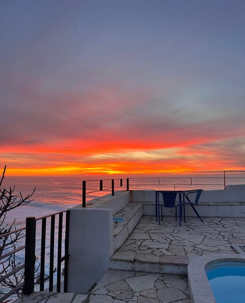 Pool view, Sea view, Sunset