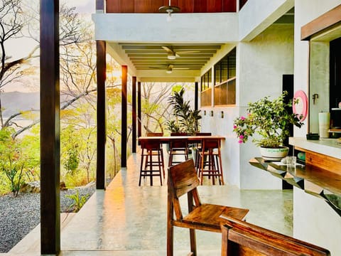 Property building, Patio, Spring, Day, Garden, View (from property/room), Balcony/Terrace, Garden view, Internal: Not applicable to any particular room