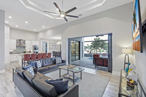 Custom built home in Tigertail with pool/spa/kayaks House in Marco Island