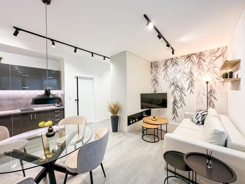 TV and multimedia, Kitchen or kitchenette, Living room, Seating area