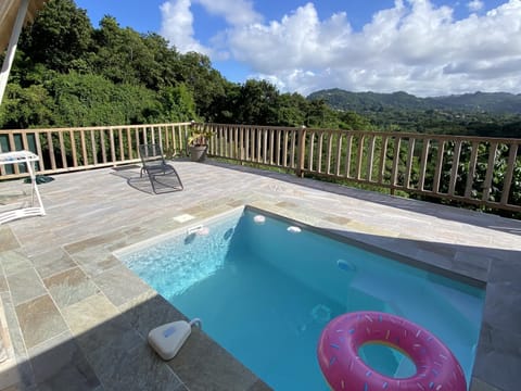 Natural landscape, Mountain view, Pool view, Swimming pool, sunbed