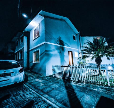 Property building, Night, Parking