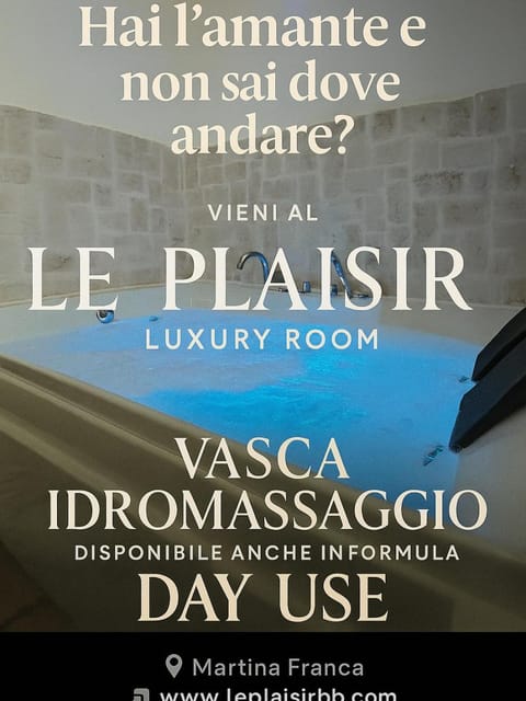 Le Plaisir Luxury Room con vasca idromassaggio Bed and Breakfast in Martina Franca