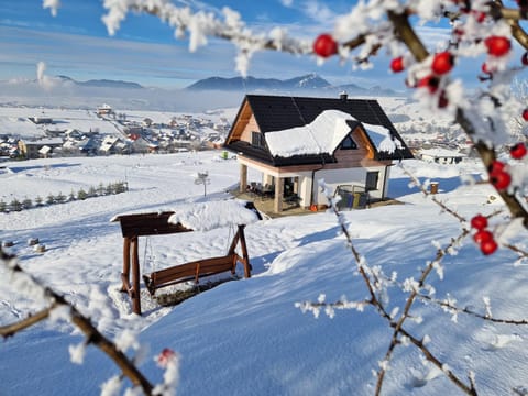 Property building, Natural landscape, Winter, Mountain view