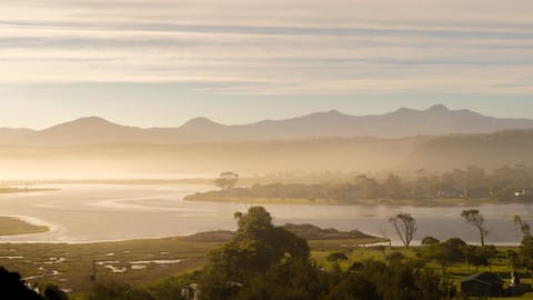 Lake view, Mountain view, Sunrise